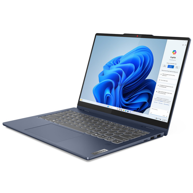 لپ تاپ 14 اینچی لنوو مدل IdeaPad 5 2-in-1 14IRH9-i7 13620H-16GB LPDDR5X 5200MHz-512GB SSD-OLED 60Hz Touch-Backlit-Fingerprint به همراه قلم